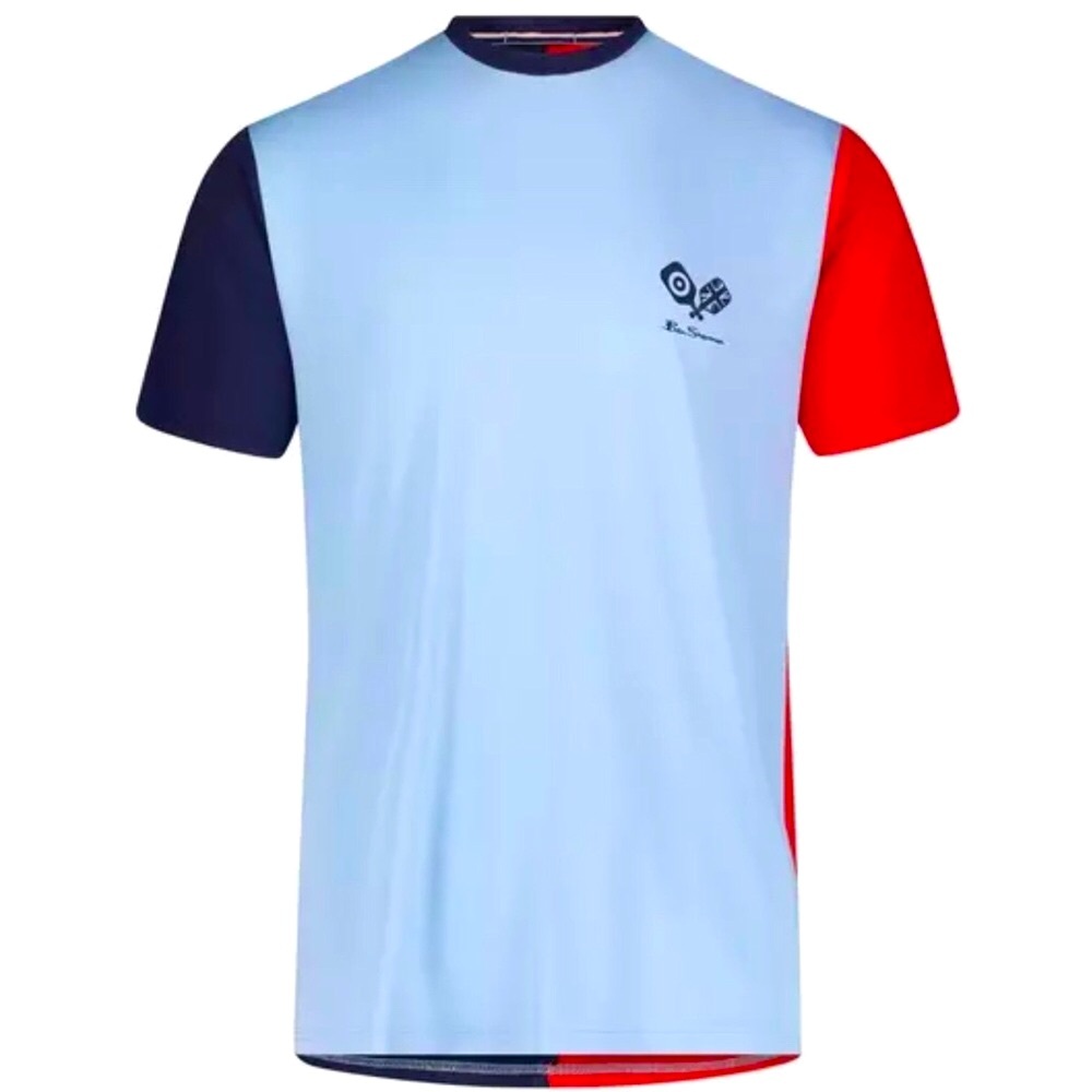 Men's Pickleball Colourblock Tech Jersey Crew T-Shirt